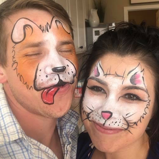 Cats And Dogs Face Paint