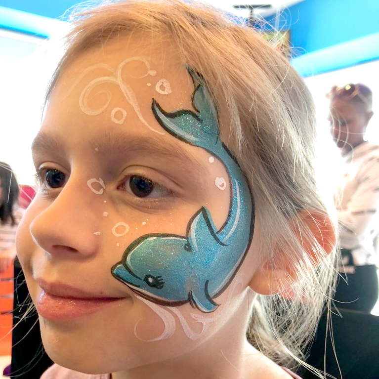 Face Painting Dolphin